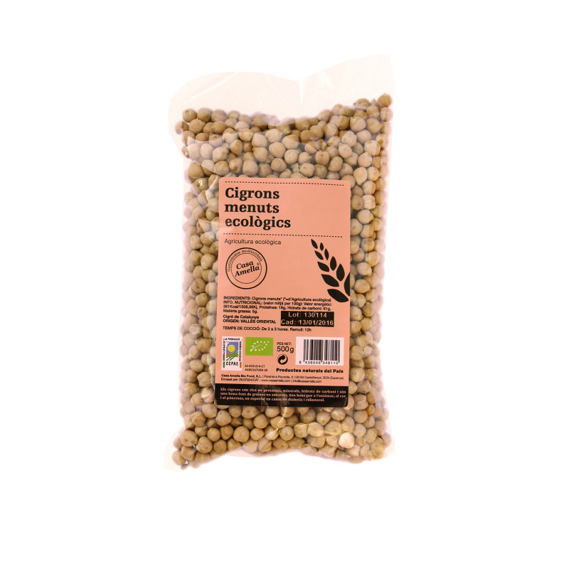 GARBANZO PEDROSILLANO SECO BIO B.500GR AME